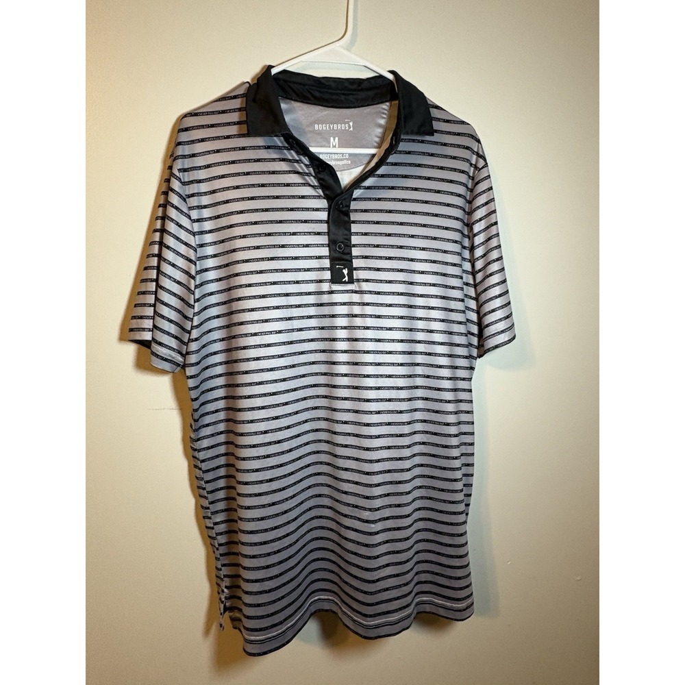 Bogey Bros Golf Polo Shirt I Never Pull Out Performance Medium